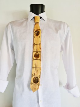 Cravatta in legno di Betulla