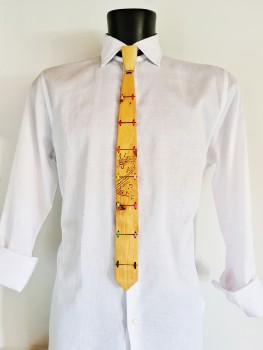 Cravatta in legno di Acacia