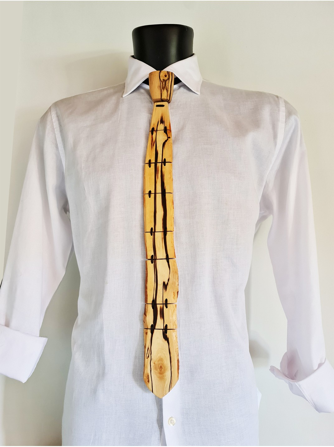Cravatta in legno di Betulla