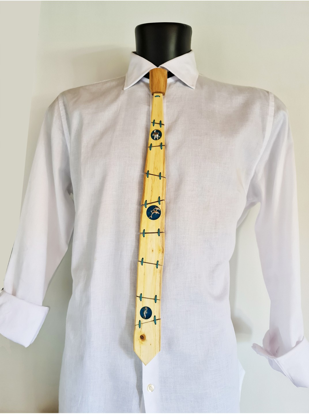 Cravatta in legno di Acacia